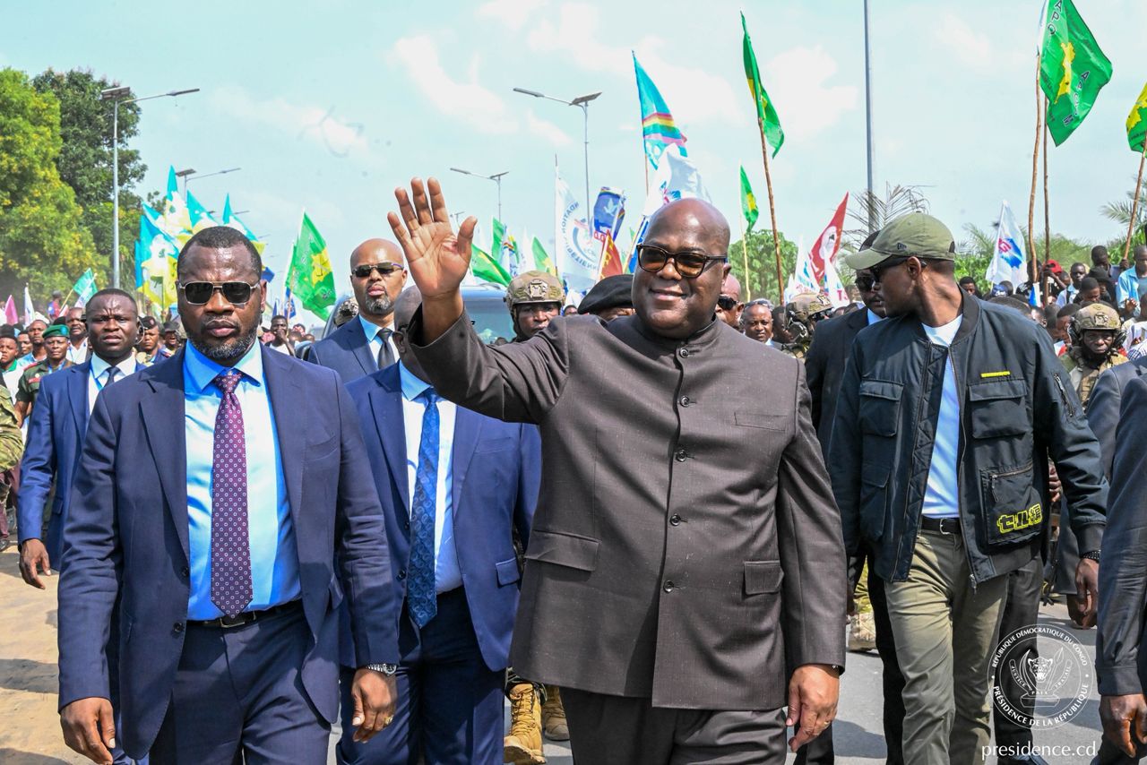 Le Président de la République en mission d'itinérance à Kananga