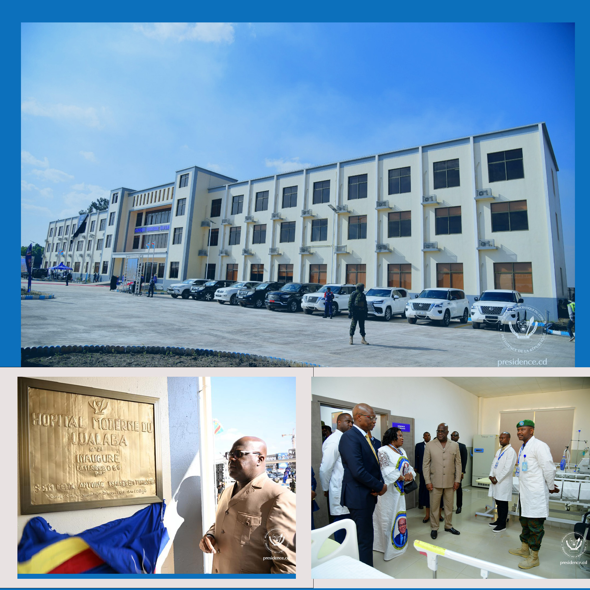 Construction de l’hôpital Tshisekedi Tshilombo (CHTT) de la CNSS à Lubumbashi