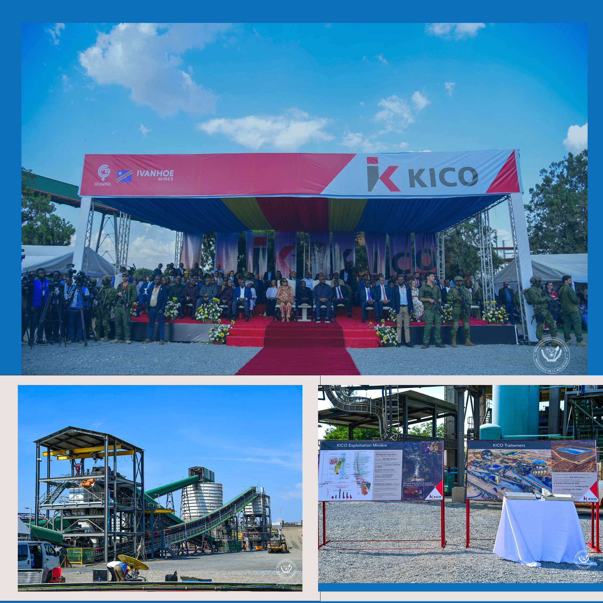 Relance de la production du Zinc à la Mine de KICO  ( Kipushi Corporation)