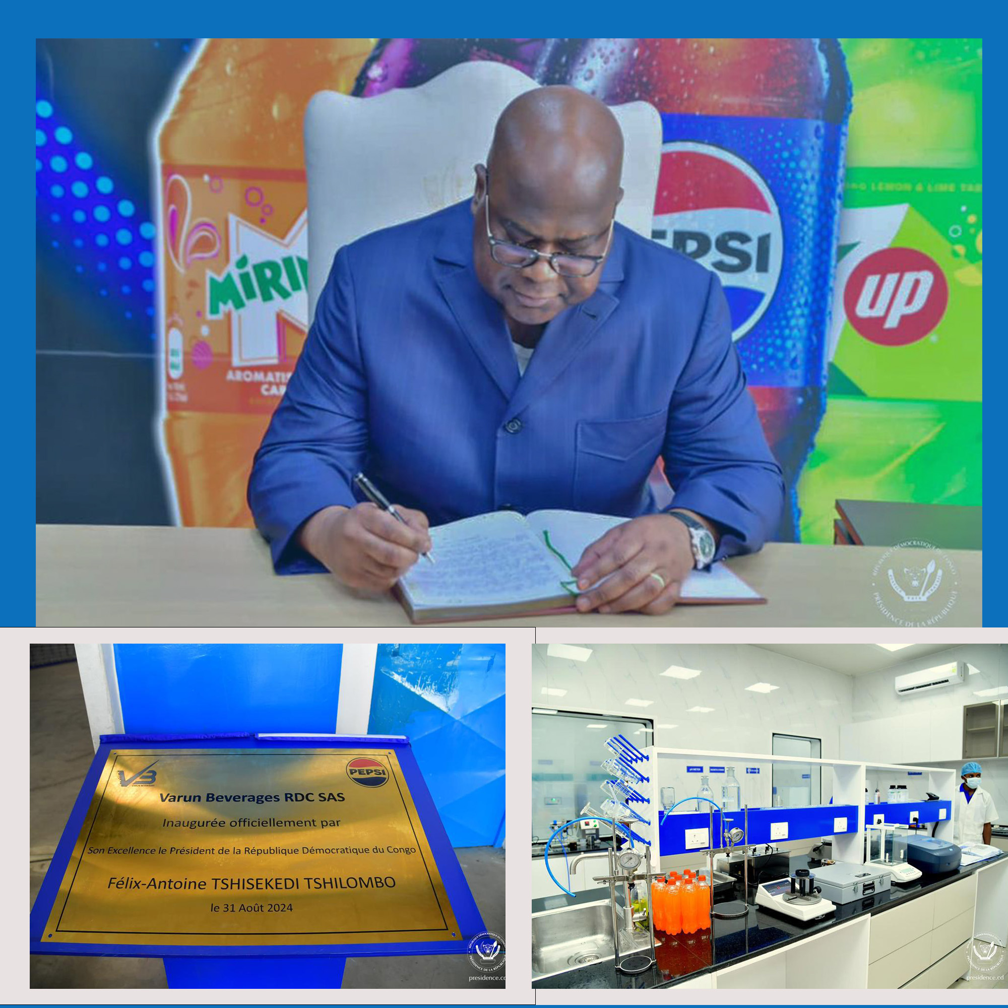 Implantation de la première usine de production des produits de la marque Pepsi en RDC