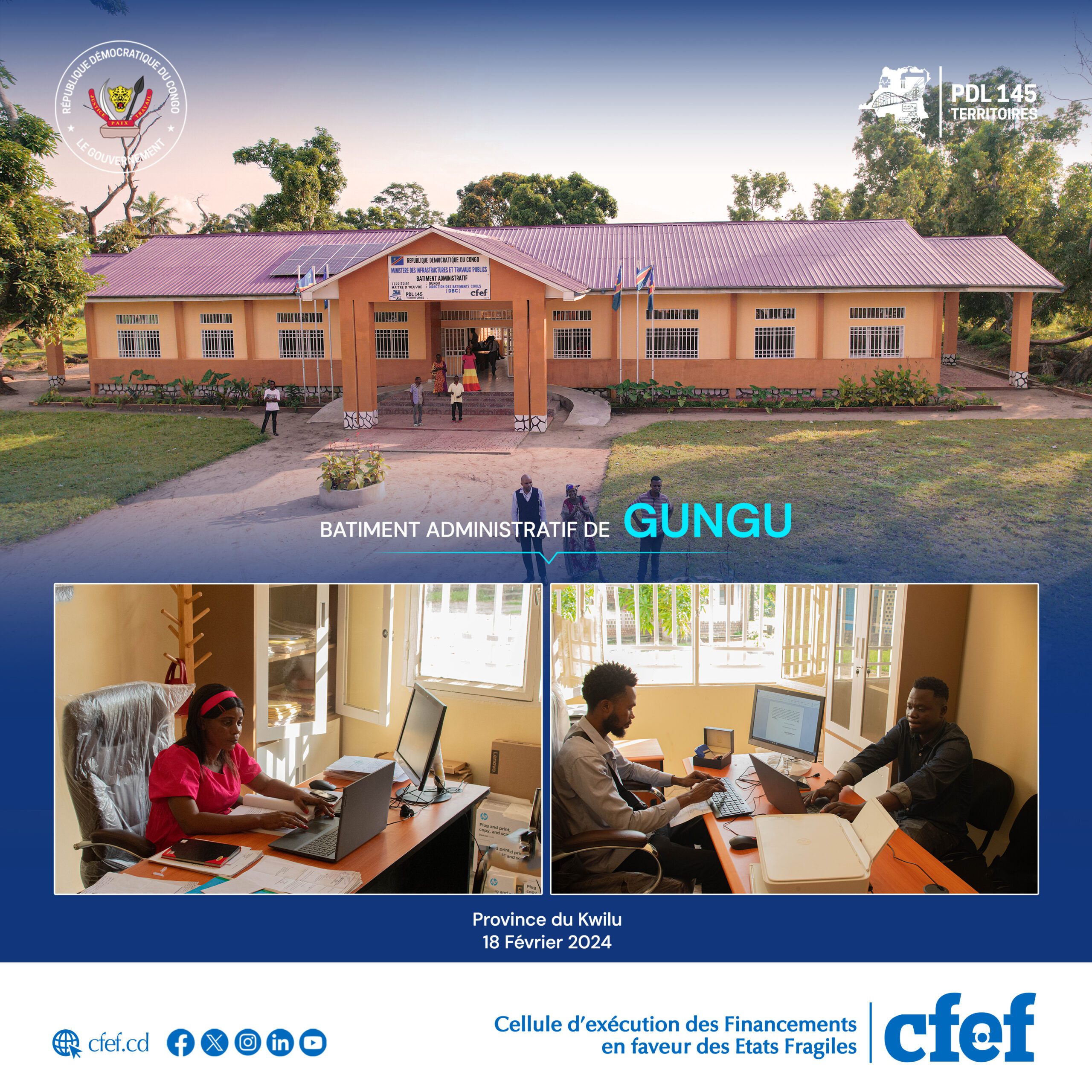 Bâtiment Administratif de Gungu