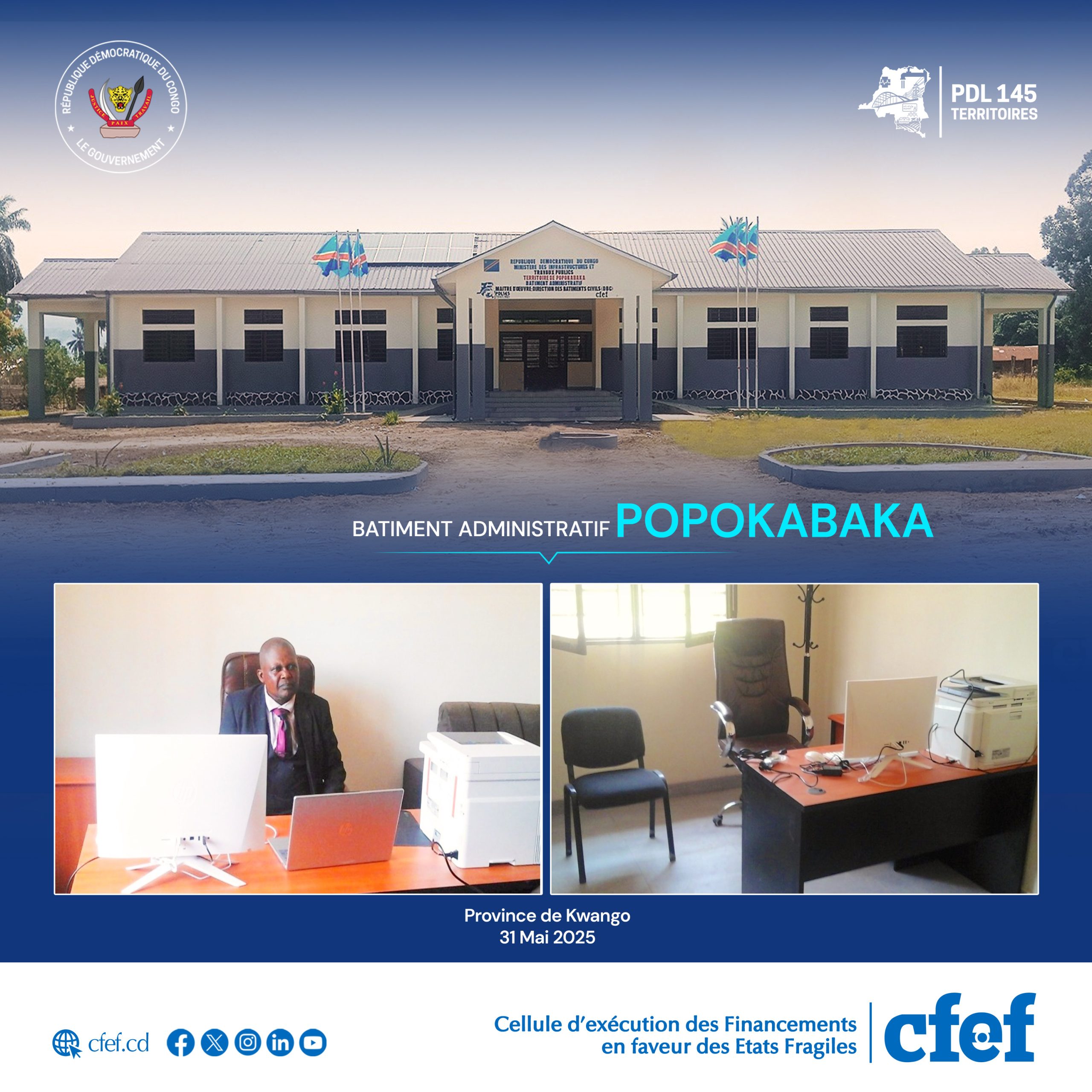 Bâtiment Administratif de Popokabaka