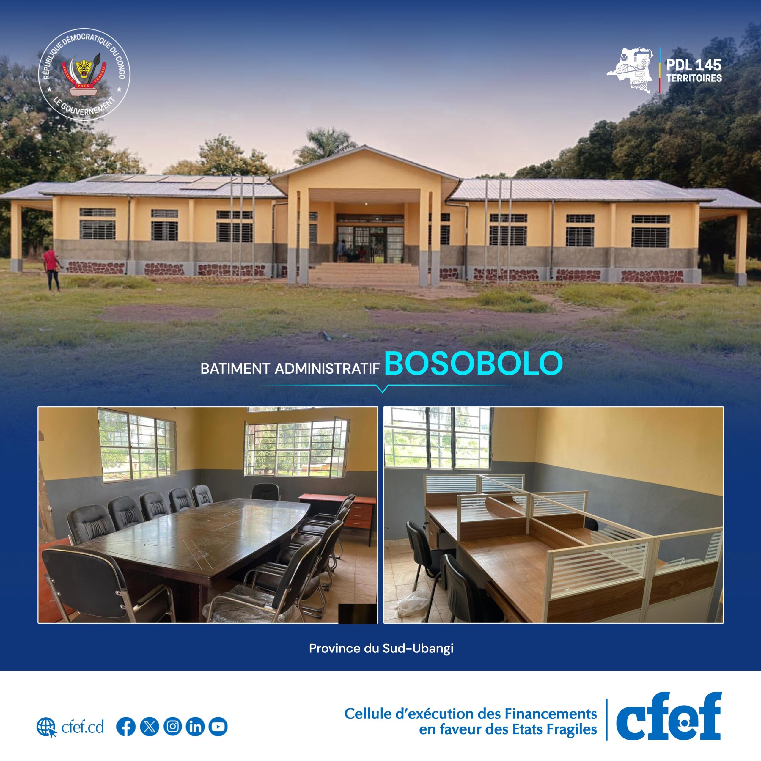 Bâtiment Administratif de Bosobolo